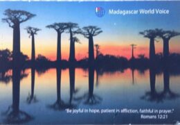 QSL Madagascar World Voice KNLS Мадагаскар Аляска Апрель 2016 года