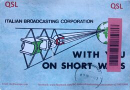 QSL IBC Italian Broadcasting Corporation Италия Апрель 2016 года