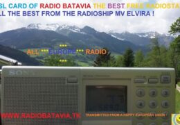 e-QSL Radio Batavia Нидерланды Март Ноябрь 2017 года