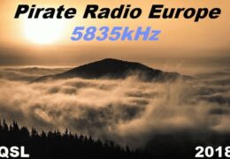 e-QSL Radio Pirate Europe Украина Август 2018 год