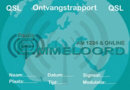 e-QSL Radio Emmeloord Нидерланды Германия Октябрь 2018 года