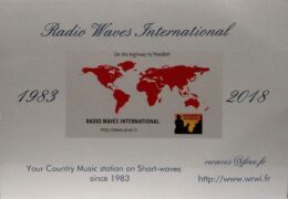 QSL Radio Waves International Франция Ноябрь 2018 года