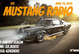 e-QSL Mustang Radio Нидерланды Апрель 2019 года