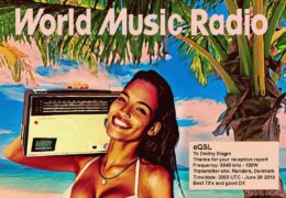 e-QSL World Music Radio Дания Июнь 2019 года