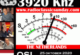 e-QSL Radio Classic Sunday Нидерланды Октябрь 2020 года